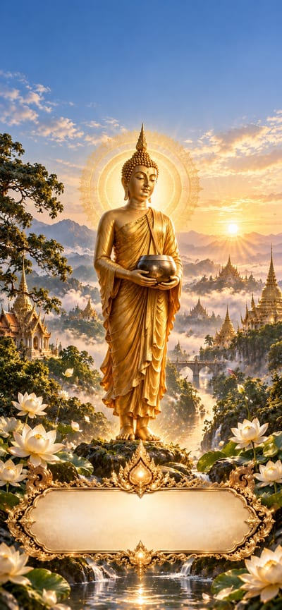 วันพุธ กลางวัน ปางอุ้มบาตร